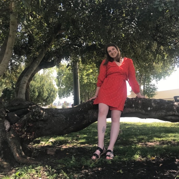 Old Navy Floral Wrap Dress - Picture 5 of 5